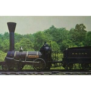 Lafayette Vintage Railroad Card Locomotive Train #6 Baltimore & Ohio Railway 420